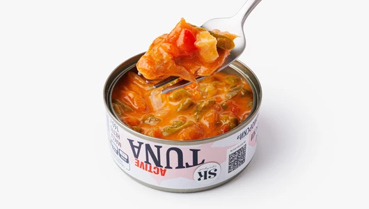 Тунец (скипджек) филе-куски "По-средиземноморски", 160 г