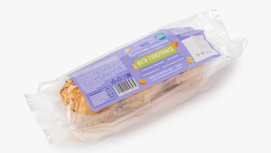 Булочка сырная "Пармезан и&nbsp;Чеддер" без&nbsp;глютена зам. 3 шт