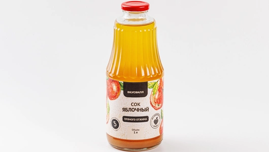 Сок яблочный, 1 л Сок яблочный, 1 л