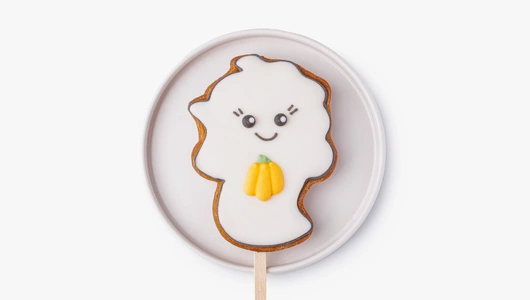 Пряник имбирный "Монстрики" на палочке, 1 шт.