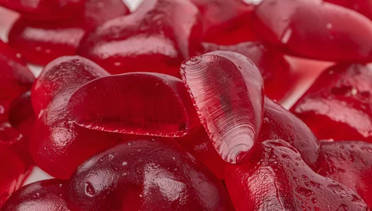 Мармелад жевательный со вкусом вишни в&nbsp;форме сердца