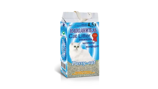 Наполнитель 4,5л Pussy-Cat Цеолитовый (голубой)