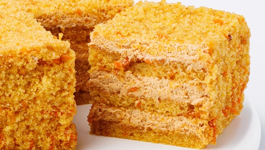 Торт "Оранжевый дуэт с кремом из вареной сгущенки" Торт "Оранжевый дуэт с кремом из вареной сгущенки"