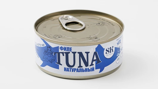 Тунец (скипджек) филе натуральный, 140&nbsp;г