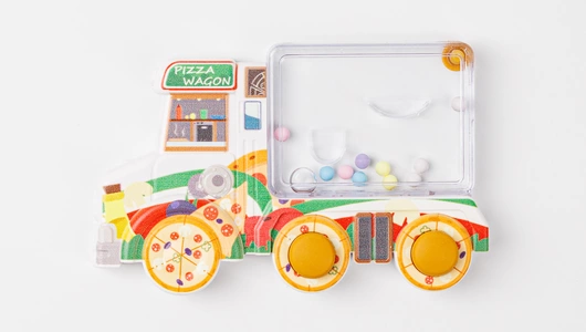 Водный тетрис "Машинка с шариками"