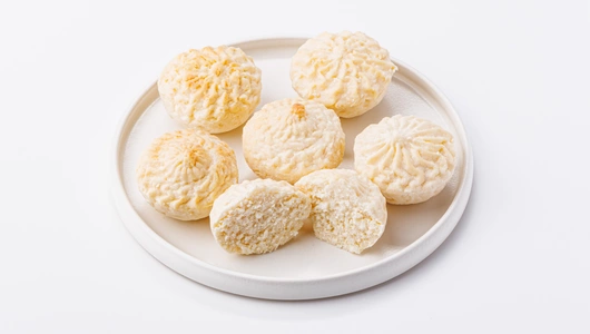 Сырники с кокосовой стружкой на рисовой муке, зам.