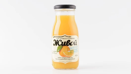 Сок апельсиновый прямого отжима 250мл