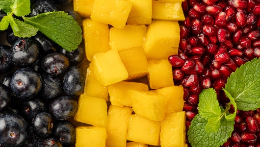 Фруктовый микс (гранат, манго, голубика)