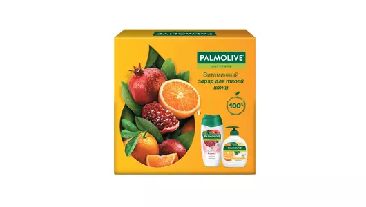 Подарочный набор Palmolive Витаминный заряд гель для&nbsp;душа 250 мл и&nbsp;мыло для&nbsp;рук 300 мл