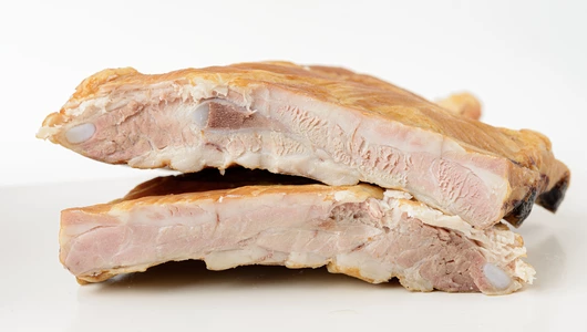 Ребра свиные, варено-копченые