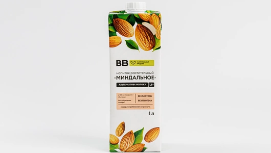 Напиток растительный "Moloko миндальное", 1л