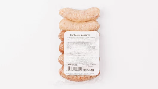 Колбаски ассорти 6 шт, зам. Колбаски ассорти 6 шт, зам.