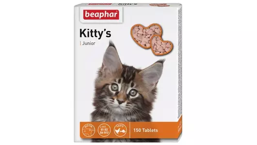 Витамины Beaphar Kitty's Junior для котят  150 таб. Витамины Beaphar Kitty's Junior для котят  150 таб.