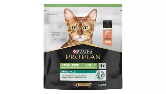 PRO PLAN Renal Plus Sterilised Adult Корм сух.лосось поддерж.здор.почек д/стерил.кошек 400г