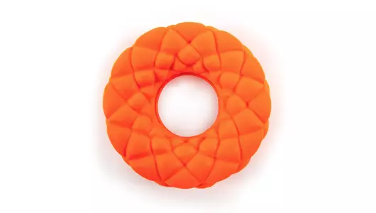 SkyRus Игрушка для собак резиновая "Кольцо с пузырями", оранжевая, 11х11х3.3см SkyRus Игрушка для собак резиновая "Кольцо с пузырями", оранжевая, 11х11х3.3см