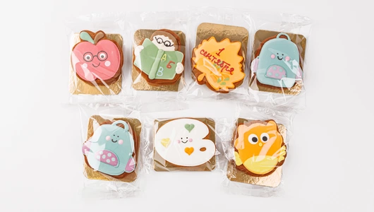 Пряник имбирный "Снова в школу", 1 шт. Пряник имбирный "Снова в школу", 1 шт.