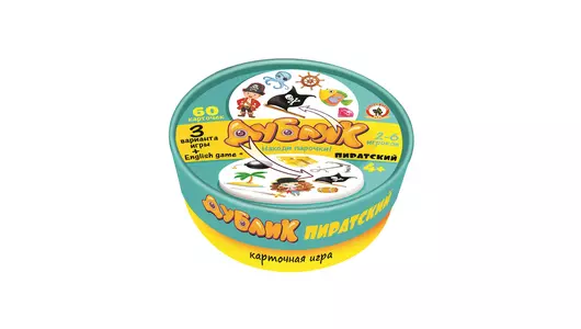 Настольная игра Русский стиль Пиратский дублик 60 карточек