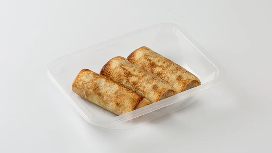 Блины со сгущёнкой и арахисом (3 шт)