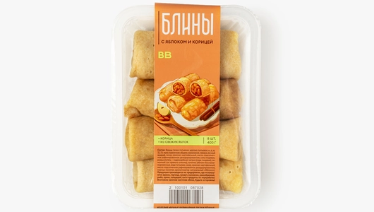 Блины с&nbsp;яблоком и&nbsp;корицей, 400г