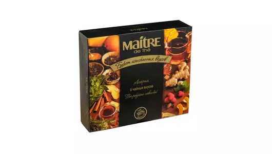 Чай ассорти Maitre de The Букет изысканных вкусов 58,5 г
