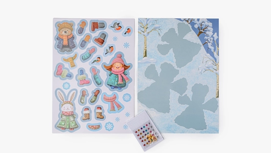 Набор для&nbsp;творчества "Снежные ангелы" объёмная аппликация