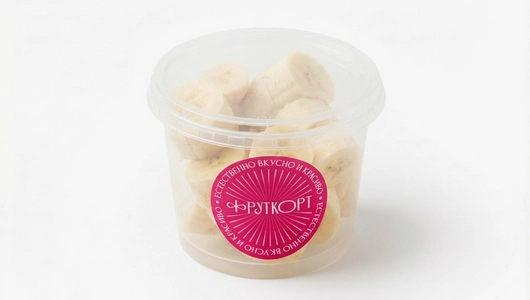 Банан спелый, дольки