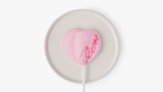 Маршмеллоу "День влюбленых" на&nbsp;палочке, 1 шт.