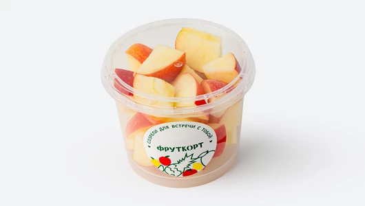 Яблоко сладкое дольки, 150 г (Фруткорт)