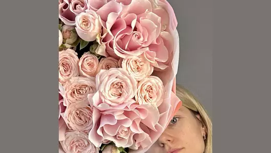 Дуо пудровый пушистик FMART by flowwow