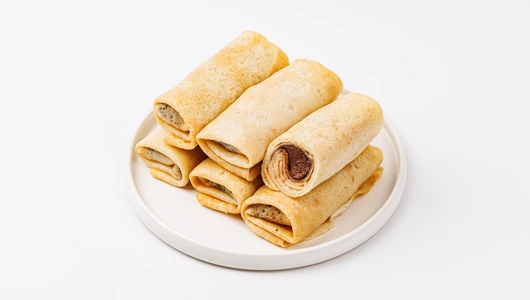 Блинчики с фундучно-шоколадной пастой, зам.