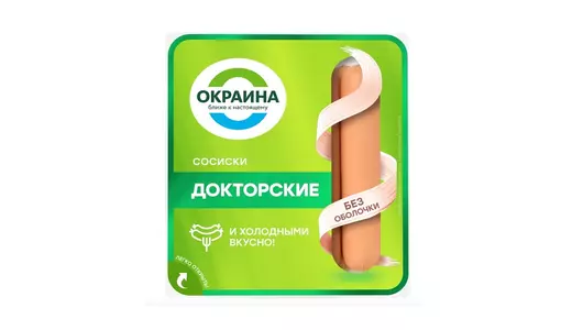 Сосиски Окраина Докторские охлажденные 300 г