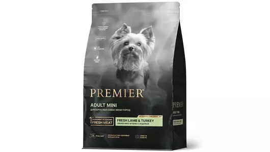 PREMIER Dog Mini Adult Lamb&Turkey Корм сух.ягненок,индейка д/собак мелких пород 1кг