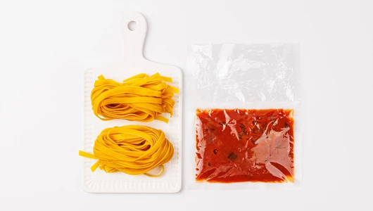 Паста "Фетучини" с соусом "Арабиата" полуфабрикат, замороженная