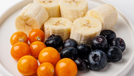 Фруктовый микс (банан, голубика, физалис), 170 г