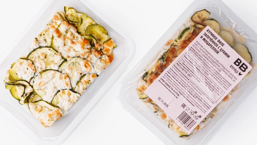 Куриное филе запеченное с цукини и моцареллой