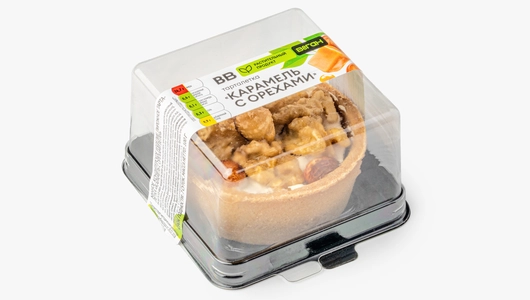 Тарталетка веганская "Карамель с&nbsp;орехами"