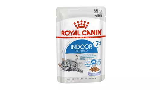 ROYAL CANIN Indoor 7+ Sterilized Корм влаж.желе д/стерилиз.кошек живущих в помещении пауч 85г