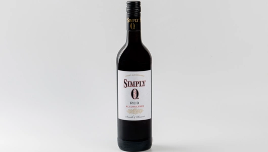 Вино "Симпли 0" безалкогольное красное полусладкое, 750 мл