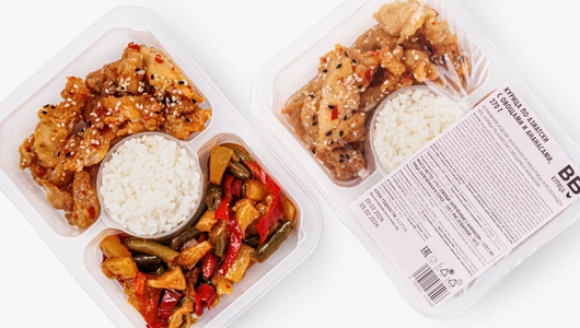 Курица по-азиатски с&nbsp;овощами и&nbsp;ананасами, 270 г