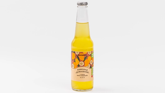 Лимонад "Домашний" с соком манго-маракуйи, 330 мл