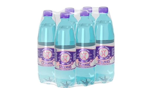 Вода минеральная Стэлмас Славяночка природная кремнистая лечебно-столовая газированная 1 л