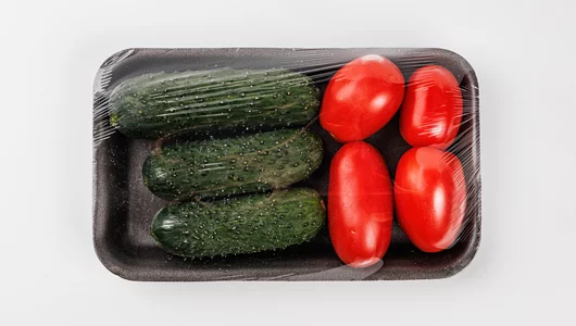 Ассорти овощное (томаты сливка и огурчики), 450 г