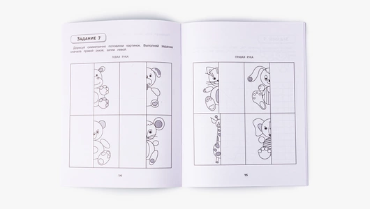 Пособие для развития "Межполушарное взаимодействие: рисуем симметрично" Пособие для развития "Межполушарное взаимодействие: рисуем симметрично"