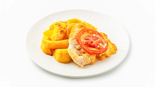 Шницель куриный по-французски с картофелем 210 г