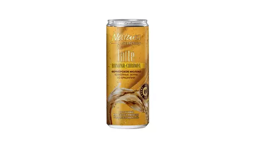 Напиток Natura Selection Latte Молочный кофейный со вкусом банана и карамели 2,7% 220 мл