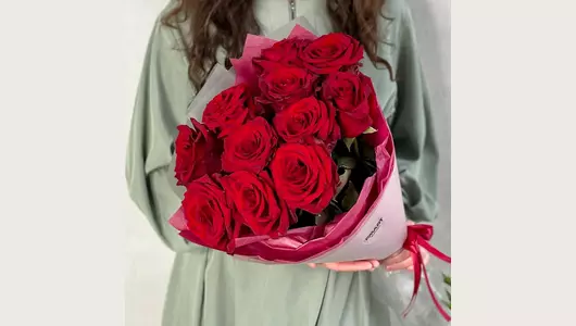 Букет 11 красных роз Premium FMART by flowwow