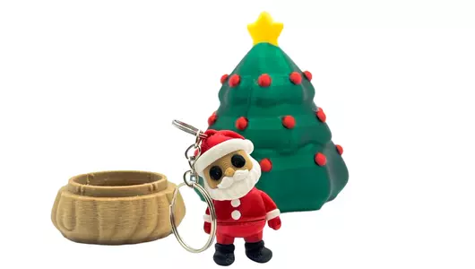 Игрушка Funberry toys 3D Санта в&nbsp;елочке