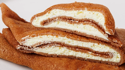 Блины с начинкой "Апельсиновый крем-чиз"