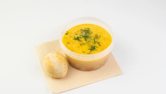 Суп уха по-фински с&nbsp;копченым сомом