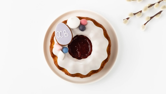 Кекс творожный "Бундт с&nbsp;клубникой"